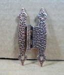 Vintage Belwith-keeler Antique Copper Offset Cabinet Hinges P103-AC (japan) Nos. Fixed Price $8.99.