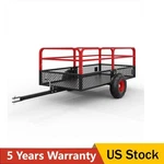Atv Utv Trailer Tow Behind Dump Cart 1600 Lbs 22 Cu. Ft. Heavy Duty Yard Garden. Fixed Price $362.56.