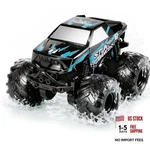 1:24 Waterproof Monster Truck Toys Rc Cars: Amphibious Remote Control Blue. Fixed Price $47.19.