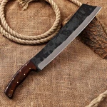 Carbon Steel Machete Full Tang Thick Sharp Blade Wood Handle Sheath 16.25 Usa.. Fixed Price $94.00.