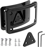 3 Hole Curved Laydown License Plate Mount Bracket W/frame, Fit For All Harley.... Fixed Price $34.53.