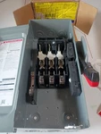 Square H321N 30A 240V Pole Fusible Safety Switch Nema Indoor. Fixed Price $63.75.