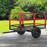 Utility Cart Trailer Atv Utv Dump 1700LBS 17CU Ft Lawn Mower Garden Tow Behind. Fixed Price $291.64.