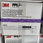 3M Pps 2.0 Spray Gun Cup, Lids And Liners Kit, 26114, Mini, Ounces. Fixed Price $90.00.