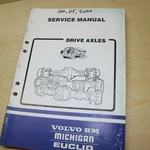 Volvo Articulated Dump Truck Drive Axle Service Repair Manual Book Shop Quarry. Fixed Price $89.95.