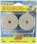 Nip Shepherd Hardware Glide Furniture Sliders, 2", 50MM, Pcs., 9453. Fixed Price $10.99.