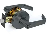 Grade 2 Commercial Heavy Duty Passage Door Lever Lockset, Ada, Matte Black B400. Fixed Price $49.99.