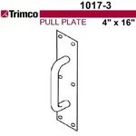 Quantity 2 Trimco 1017-3 Pull Plate 4" X 16" Ctc (EC11-5). Fixed Price $36.54.