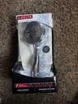 Delta 75700 7-SPRAY Universal Handheld Shower Head Chrome With 60 Inch. Fixed Price $22.99.