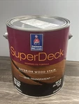 Sherwin-williams Superdeck Cider Mill Exterior Wood Stain 1 Gallon New Tinted. Fixed Price $44.99.