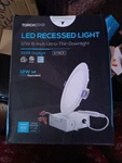 Torchstar Led Recessed Lights 12W 6 Ultra Thin Downlight Pack. Fixed Price $45.00.
