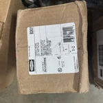 Hubbell B2431 Gang Stamped Steel Deep Concrete Floor Box With Brass Frame. Fixed Price $75.00.