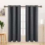 Lordtex Linen Look Textured Blackout Curtains With Thermal Insulated Liner - Hea. Fixed Price $51.22.