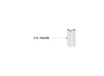 3" Pull With 7/16" Lip For Sliding Glass Doors Aluminum - Brite Anodized. Fixed Price $11.80.