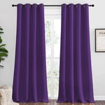 Blackout Curtains 55 X 90 Purple Noise Reducing Thermal Insulated Nicetown. Fixed Price $59.99.