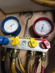 Ritchie Yellow Jacket Test And Charging Manifold R12 R22 R502 W/ Gauges & Hoses. Fixed Price $115.00.