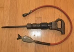Is Untested Texas Pneumatic 4-BOLT Chipping Jack Air Hammer. Fixed Price $175.00.