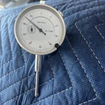 Aerospace 0-1.0" .001" Dial Indicator White. Fixed Price $50.00.