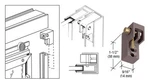 Crl D53DULH Duranodic Bronze Left Handed Catch For Pass-thru Windows. Fixed Price $32.30.
