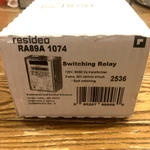 Honeywell RA89A1074, 24 Switching Relay Control Circuit 120V Free Ship!. Fixed Price $56.99.