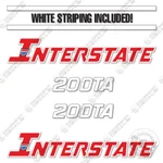 Fits Interstate 20DTA Decal Kit Flatbed Trailer - 7 Year Outdoor 3M Vinyl!. Fixed Price $64.95.