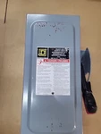 Square 30 Amp Fusible Safety Switch Disconnect 600 Vac / Vdc Pole H361N. Fixed Price $59.99.