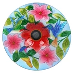 Continental Art Center 5028880 18 Hummingbird Design Solar Glass Plate And Bi.... Fixed Price $65.12.