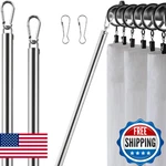 Greeily Pull Wand Drapery Rod For Curtains 2 Pack Adjustable 31-46I. Fixed Price $21.37.