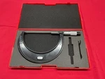 Starrett T436.1XRL-5 Outside Micrometer, Ratchet Stop, Lock Nut, Carbide. Fixed Price $360.00.