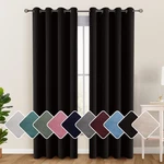 Blackout Room Darkening Window Curtains Insulated Thermal Grommet Panels. Fixed Price $20.99.