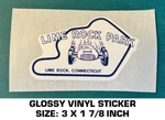 Lime Rock Park Circuit Glossy Vinyl Decal Sticker - Race Track Vintage Scca. Fixed Price $5.77.