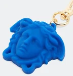 Versace 'la Medusa' Designer Silicone Charm / Ring Keychain Blue Nib!!. Fixed Price $225.00.