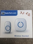 Sadotech Wireless Doorbell Kit White, Transmitter Receiver Included. Fixed Price $20.00.