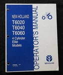 Genuine New Holland T6020 T6040 T6060 Tractor 4-CYLINDER Elite Operators Manual. Fixed Price $43.85.