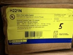 Square H221N Safety Disconnect Switch Fusible 30A 240VAC 250VDC 2P Nema Type. Fixed Price $64.00.