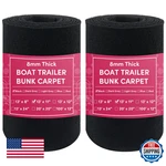 Veithi 11" X 13FT Black Boat Trailer Bunk Carpet 2-PACK For Jet Ski & Ramps. Fixed Price $65.50.