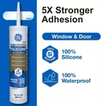 Ge Advanced Silicone Window & Door Sealant, Pack Of 12 10.1 Fl Oz. Fixed Price $100.00.