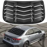 Rear Window Louver For Toyota Corolla 2020 2021 Abs Matte Black Rain Sun Shad.... Fixed Price $234.99.