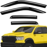 Sun Rain Visors Wind Guards For 2019-2026 Dodge Ram Quad Cab. Fixed Price $44.99.