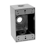 Crouse Hinds TP7082, Weatherproof Box, Gang, (3) 1" Outlets, - Lot 9. Fixed Price $44.95.
