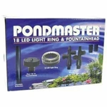 Danner Pondmaster Led Light Ring & Fountainhead With Transformer #02180. Fixed Price $72.24.