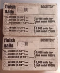 Bostitch FN1520 1-1/4" Finish Ga. For N60FN (2 Boxes 7,200 Nails). Fixed Price $49.99.