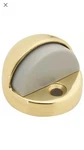 Lot Of 3 New Stanley Solid Brass High Dome Floor Stops #N215-806. Fixed Price $19.97.