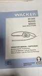 Wacker M1000 M2000 M3000 Heads, Motors & Shafts Ops Manual/parts Book. Fixed Price $29.95.