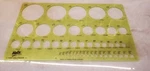 Helix Combo Circle Stencil Template #37163. Fixed Price $5.00.