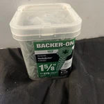Buildex Backer On #9 1-5/8 In. Cement Board Screw (615 Ct.) 23416. Fixed Price $25.00.