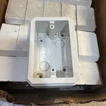 *23* Arlington FS8141 1/2" Lap Siding 1-GANG Weatherproof Box White. Fixed Price $149.99.