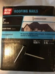 New! Grip-rite #11 X 2 In. Electro-galvanized Steel Roofing Nails (5 Lb.-pack). Fixed Price $23.00.