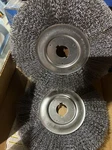 Box Of Weiler Wheel Brush 01239 TLM-10 .0104 1/4 Dia, Crimped,. Fixed Price $89.00.