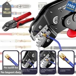 Ratchet Crimping Pliers Insulated Terminal Wire Cable Connector Crimper Tool Us. Fixed Price $10.99.